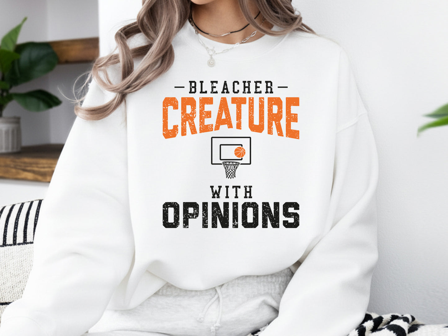 Bleacher Creature with Opinions, Basketball SVG