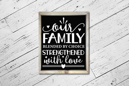 Blended and Step Family Quotes SVG Bundle