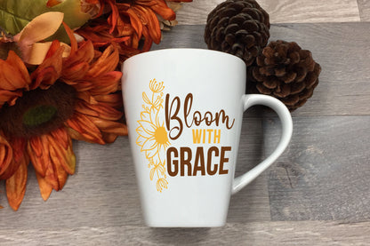 Bloom with Grace, Sunflower SVG Cut File