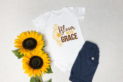 Bloom with Grace, Sunflower SVG Cut File