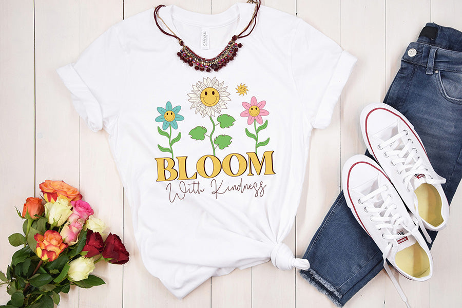 Bloom with Kindness - Retro Spring Sublimation