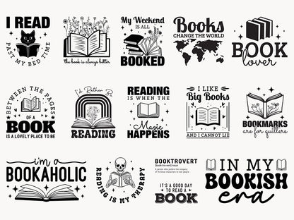 Book Lover SVG Bundle