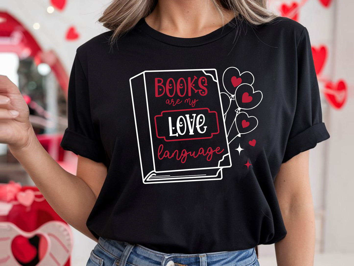 Books Are My Love Language - Teacher Valentines SVG