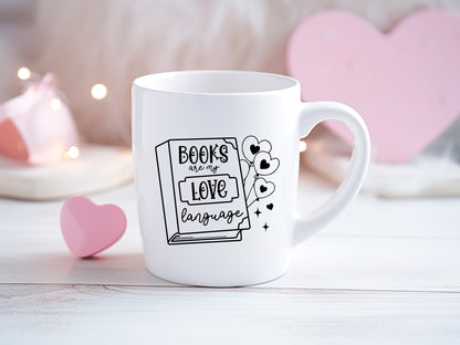 Books Are My Love Language - Teacher Valentines SVG