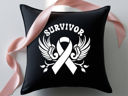 Breast Cancer Awareness SVG Design - Survivors