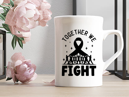 Breast Cancer SVG Cut File - Together We Fight