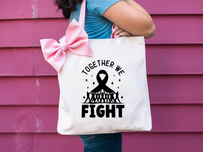 Breast Cancer SVG Cut File - Together We Fight