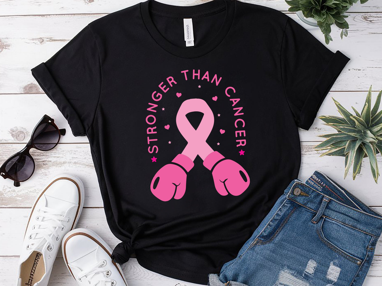 Breast Cancer SVG File - Stronger Than Cancer