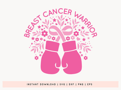 Breast Cancer Warrior SVG