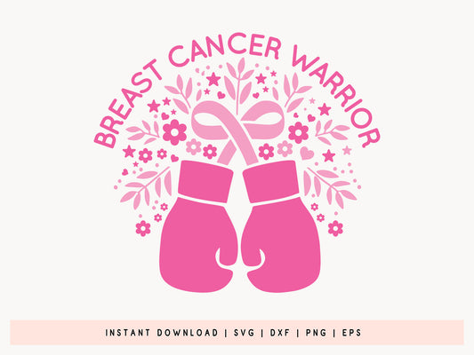 Breast Cancer Warrior SVG