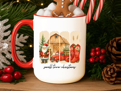 Brush Stroke Small Town Christmas Sublimation