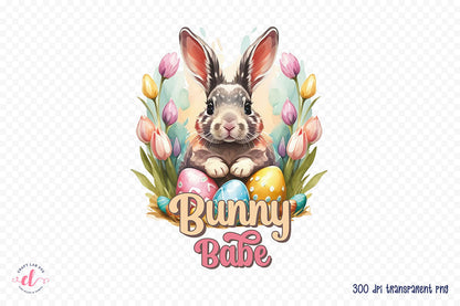 Bunny Babe | Easter Sublimation Design