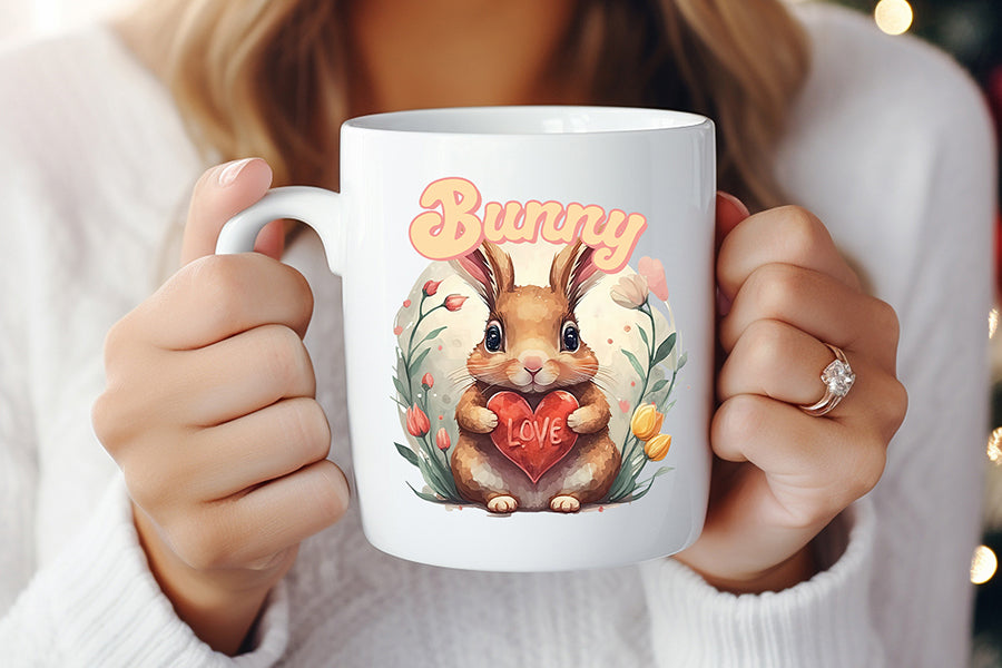 Bunny Love, Easter Sublimation Design