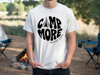 Camp More Worry Less, Camping SVG Design
