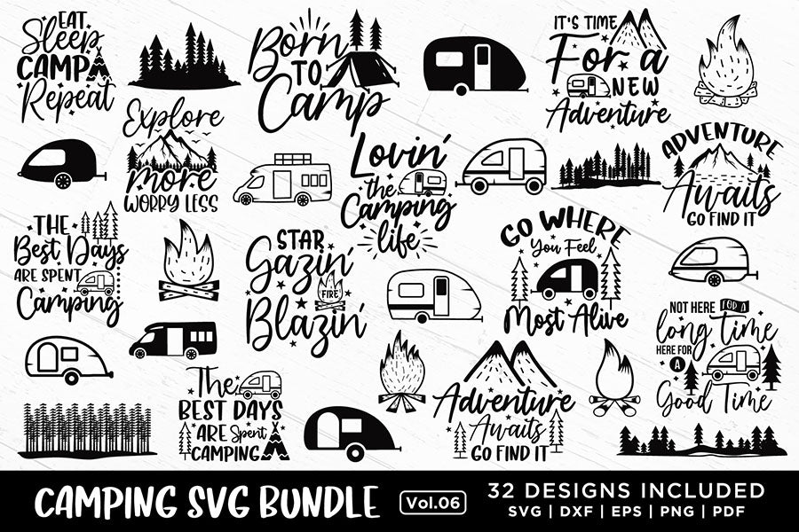 Camping SVG Bundle