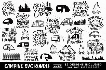 Camping SVG Bundle