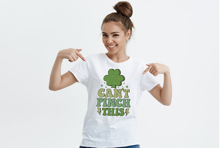 Can't Pinch This, Retro St Patricks Day, Sublimation
