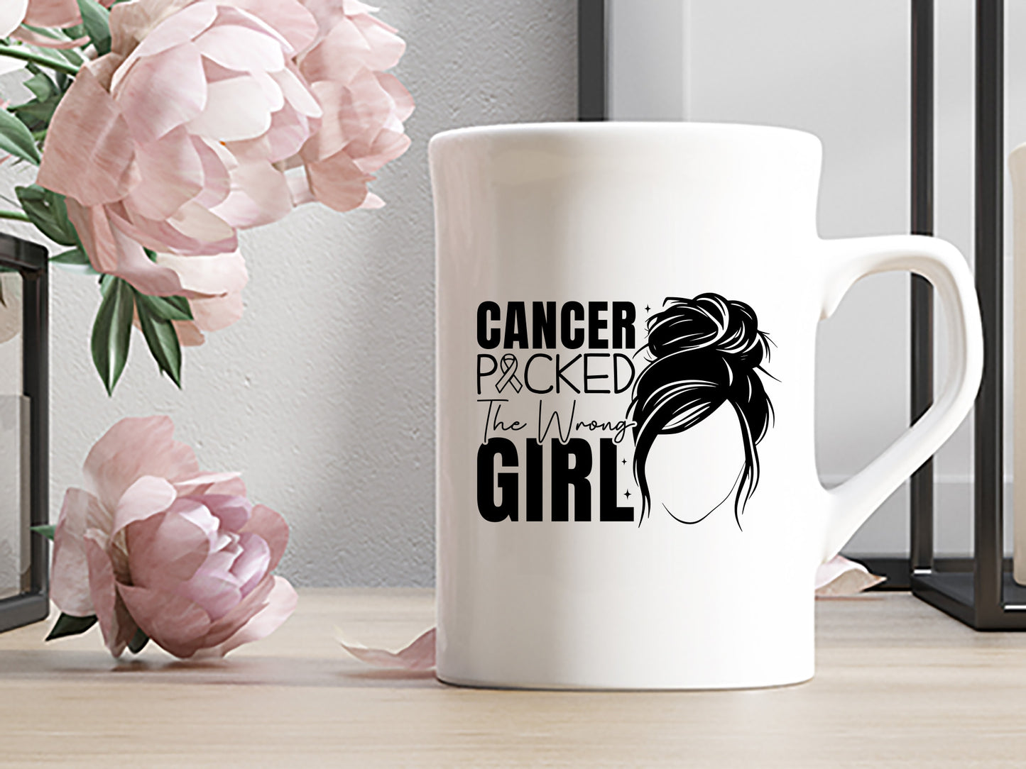 Cancer Picked the Wrong Girl SVG File