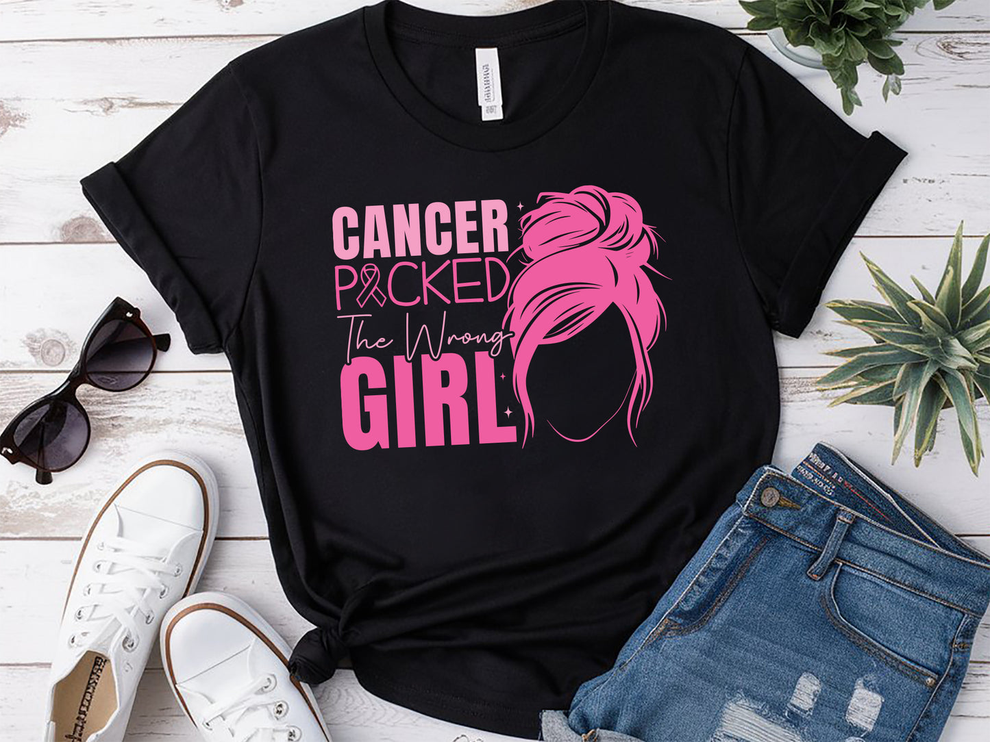 Cancer Picked the Wrong Girl SVG File