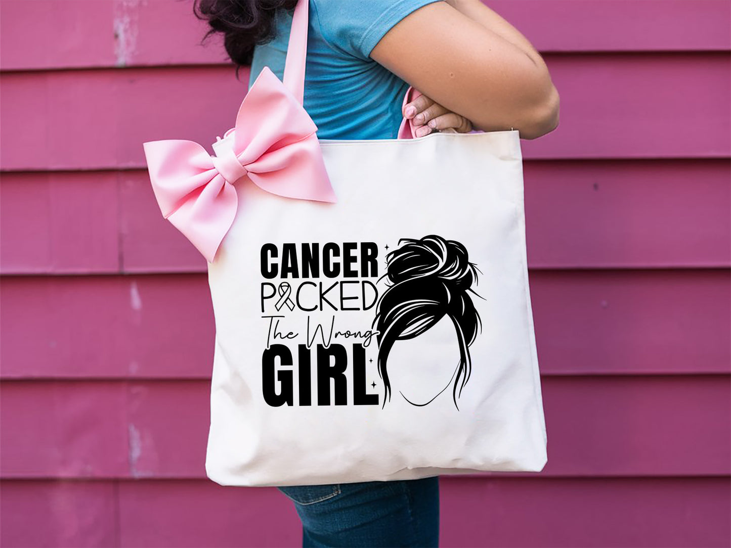 Cancer Picked the Wrong Girl SVG File