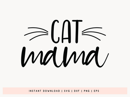 Cat Mama SVG Cut File