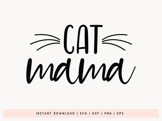 Cat Mama SVG Cut File