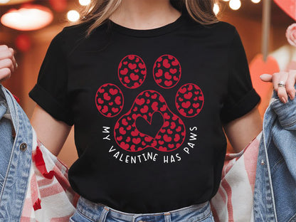 Cat Valentine's SVG Cut File - My Valentine Has Paws