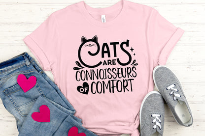 Cats Are Connoisseurs Of Comfort SVG Vector