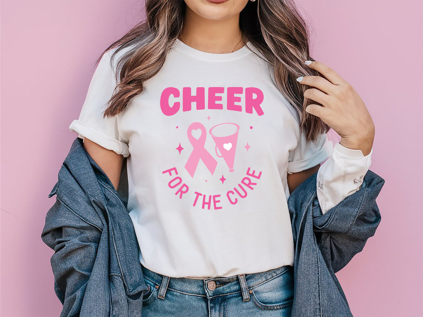 Cheer for the Cure - Breast Cancer Awareness SVG