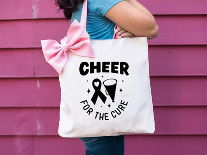 Cheer for the Cure - Breast Cancer Awareness SVG