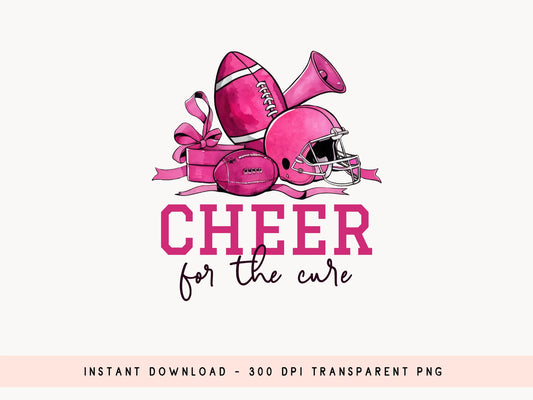 Cheer for the Cure - Breast Cancer Awareness Sublimation