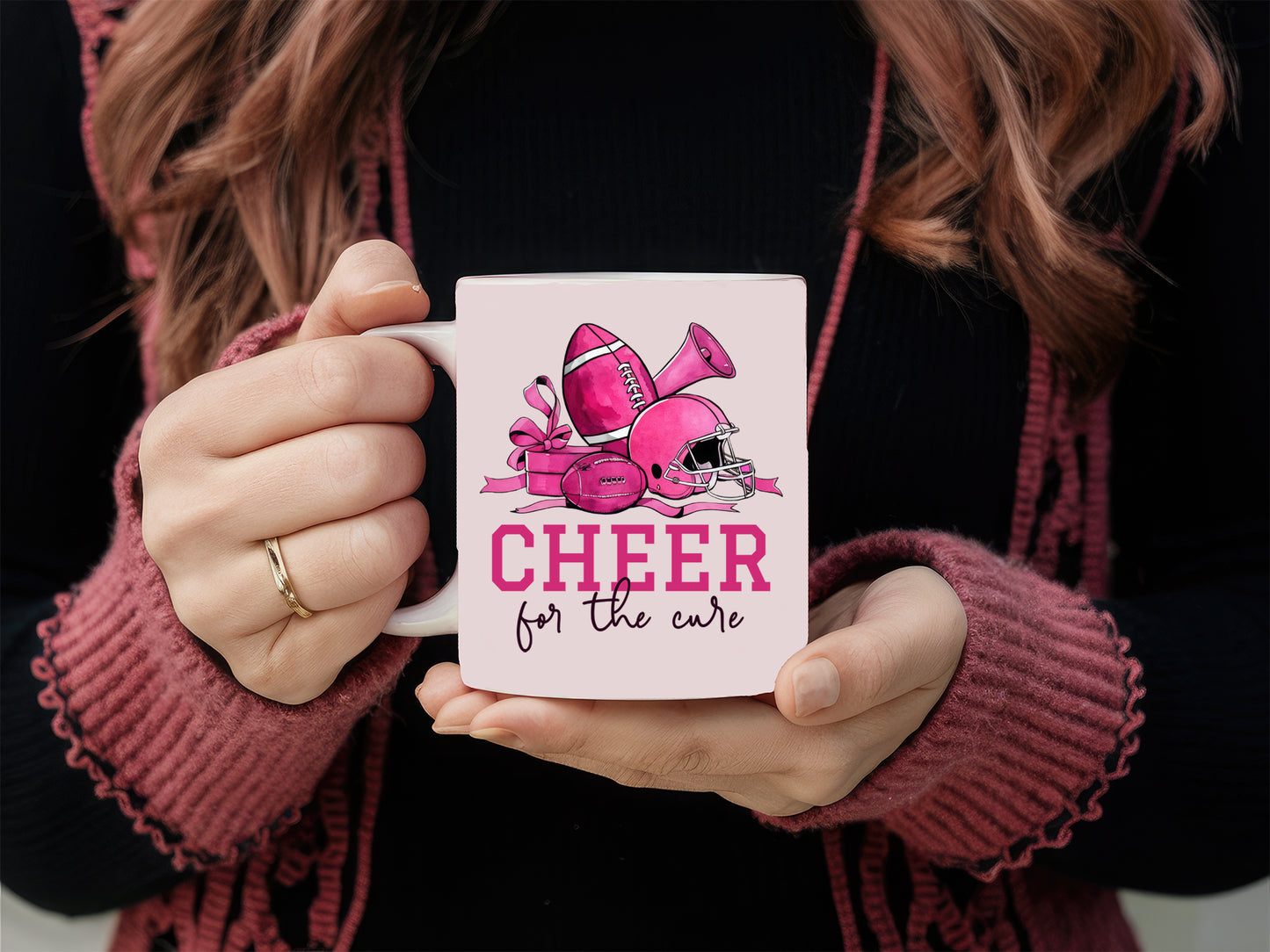 Cheer for the Cure - Breast Cancer Awareness Sublimation