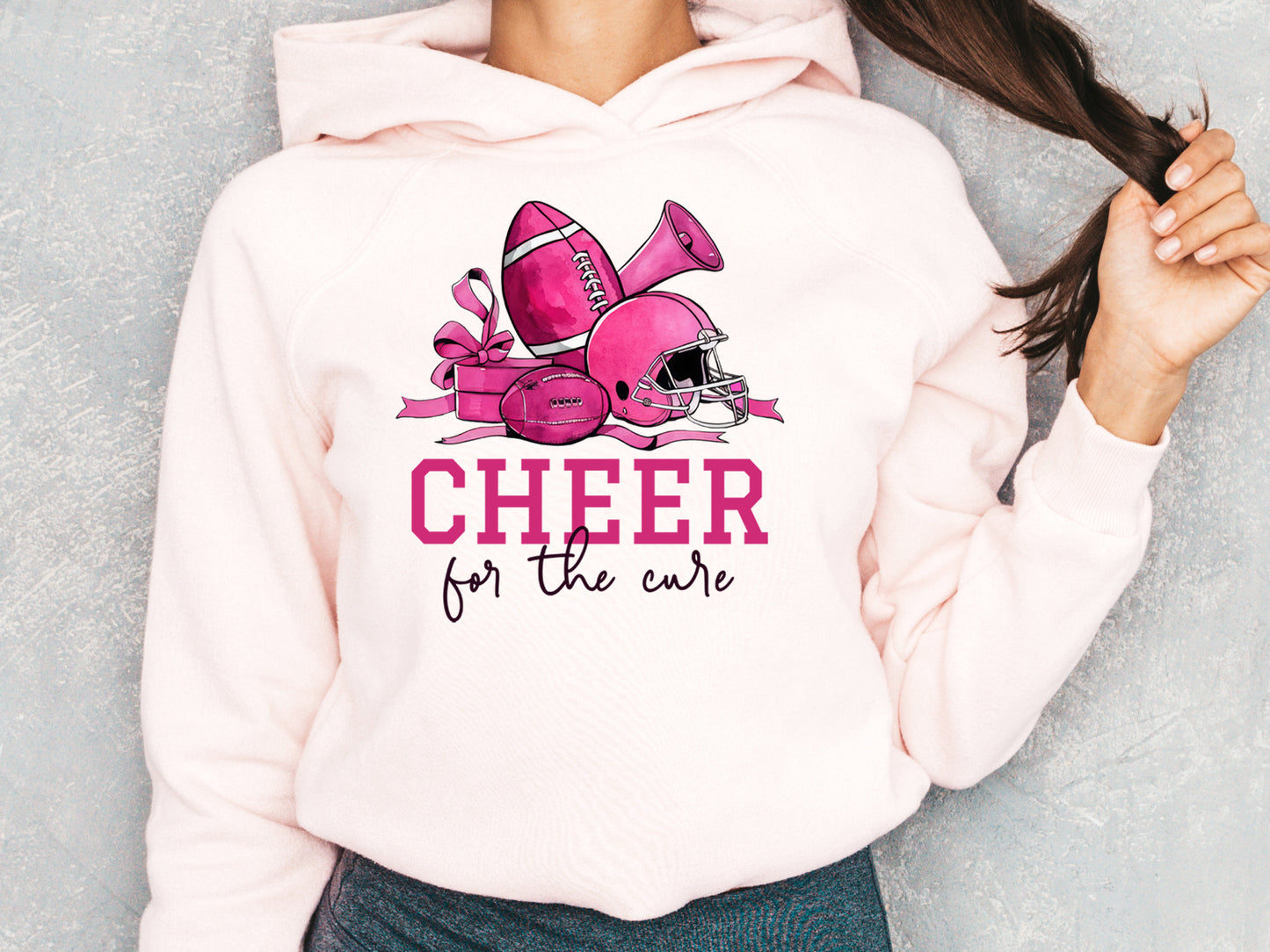 Cheer for the Cure - Breast Cancer Awareness Sublimation