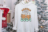 Cheers 2024 | Retro New Year Shirt for Sublimation