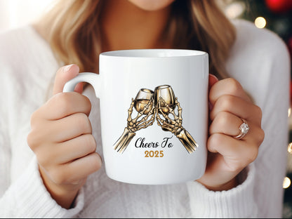 Cheers to 2025 - New Year Sublimation PNG