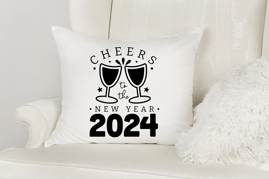 Cheers to the New Year 2024, T Shirt Design SVG