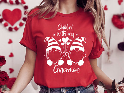 Chillin with My Gnomies - Valentine SVG Graphic