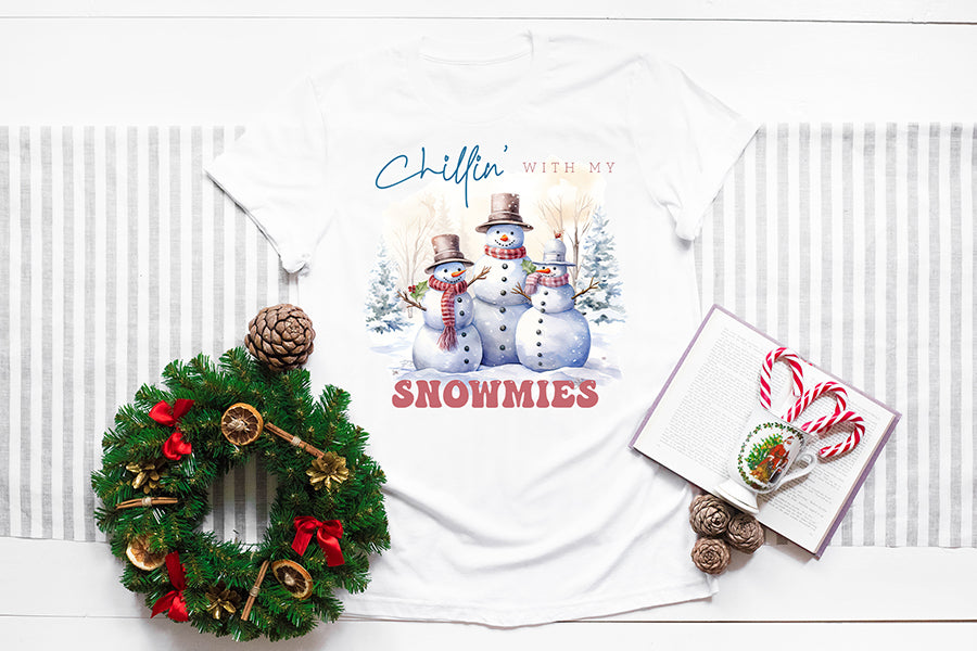 Chillin with My Snowmies - Winter Sublimation Designs