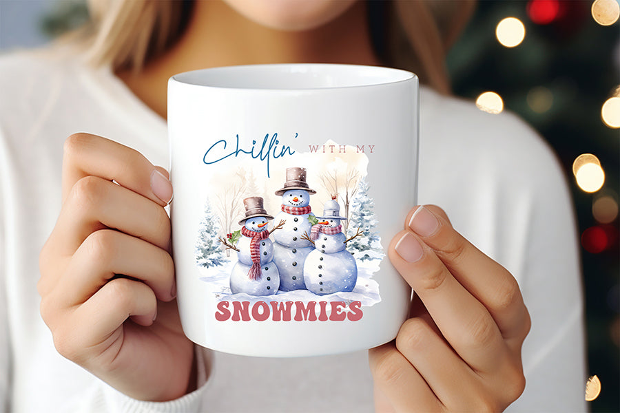 Chillin with My Snowmies - Winter Sublimation Designs