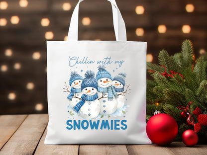 Chillin with My Snowmies, Christmas Snowman PNG