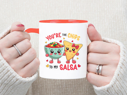 Chips to My Salsa Valentines Funny Food Sublimation