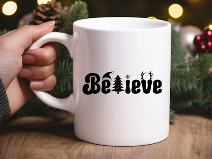 Christmas SVG Design - Believe