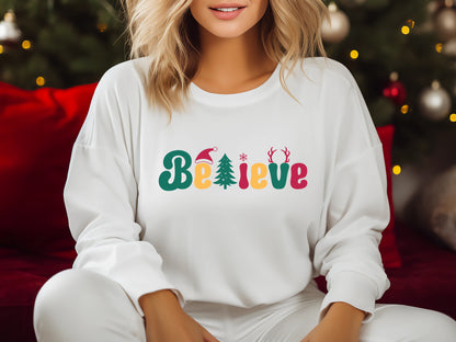 Christmas SVG Design - Believe