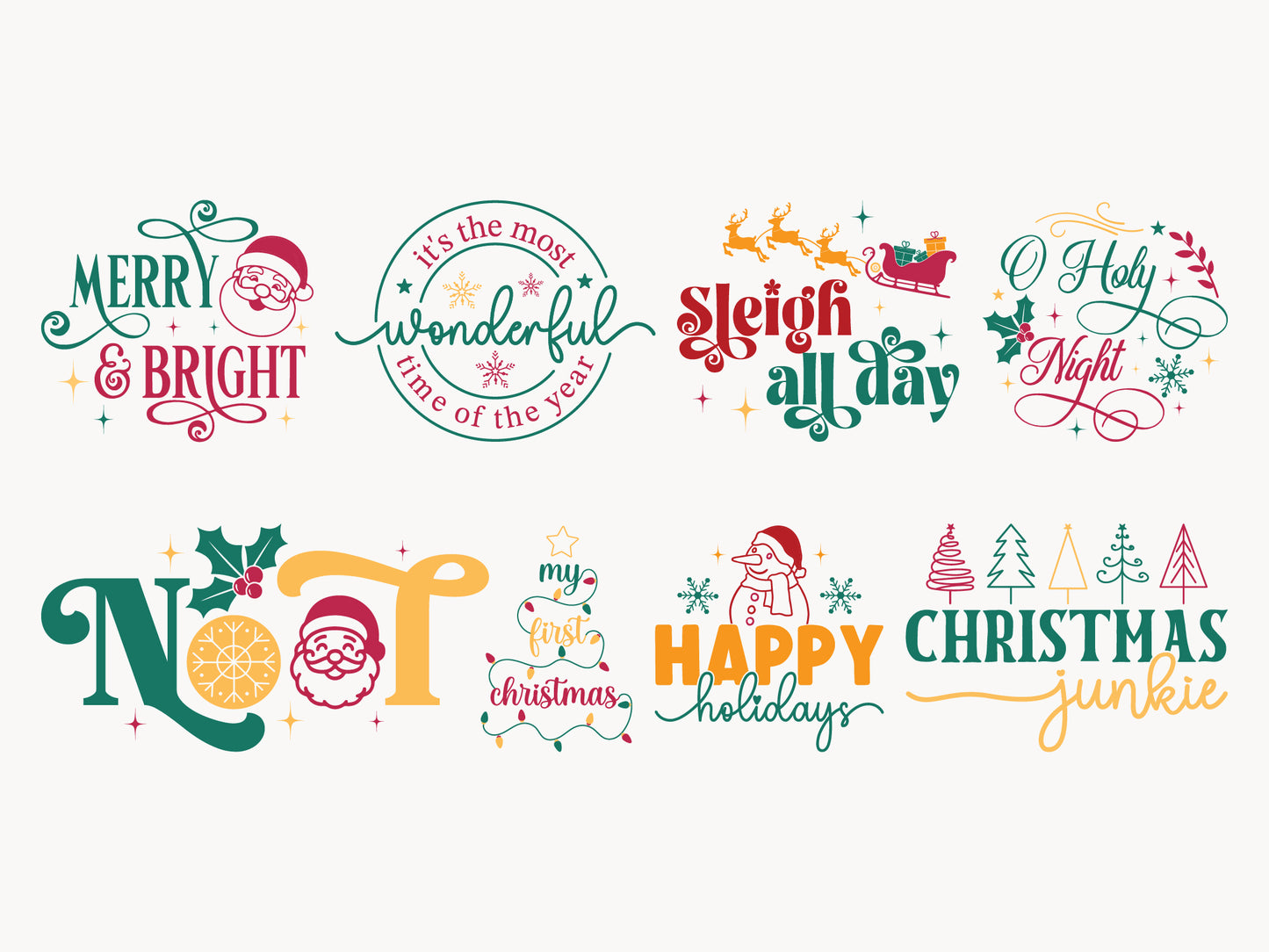 Christmas SVG PNG Bundle