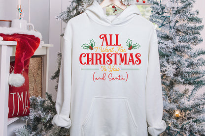 All I Want for Christmas is You, Santa Claus Quote SVG