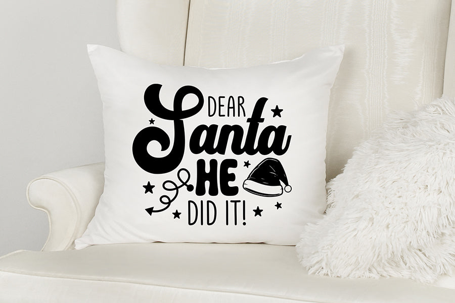 Dear Santa He Did It SVG, Christmas SVG – Craft Lab SVG