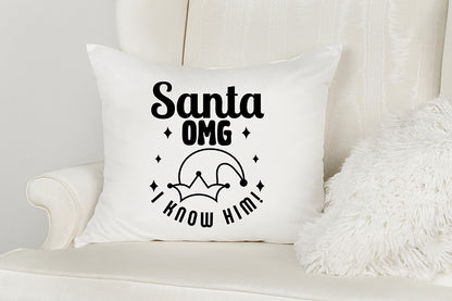 Santa Omg I Know Him - Christmas SVG