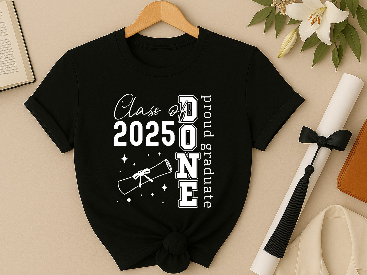 Class of 2025 Done Proud Graduate SVG File