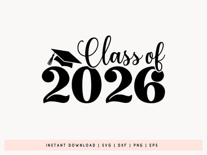 Class of 2026 Senior SVG