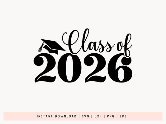 Class of 2026 Senior SVG